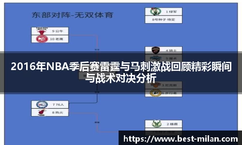2016年NBA季后赛雷霆与马刺激战回顾精彩瞬间与战术对决分析